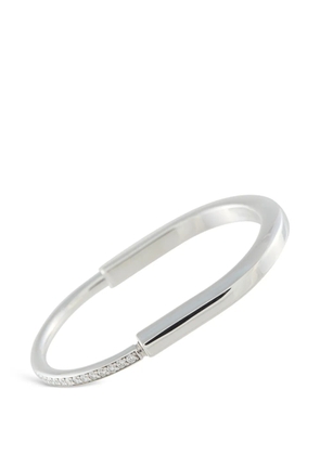 Tiffany & Co. Pre-Owned diamond lock bracelet - Silver