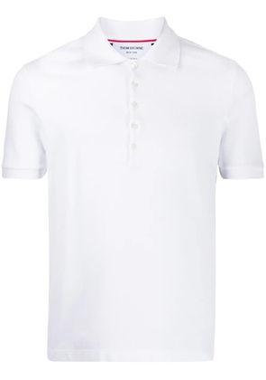 Thom Browne 4-Bar piqué polo shirt - White