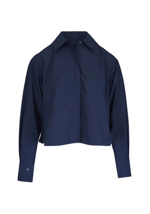 Simkhai Kacey lace pleated shirt - Blue