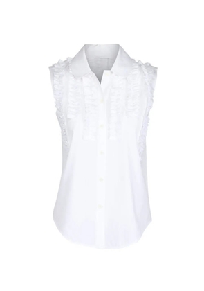 Lee Mathews ruffled shirt - White