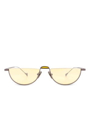 Eyepetizer Ginza half-frame sunglasses - Orange