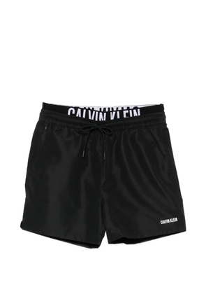 Calvin Klein logo swim shorts - Black