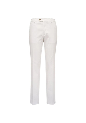 Brunello Cucinelli button slacks - White