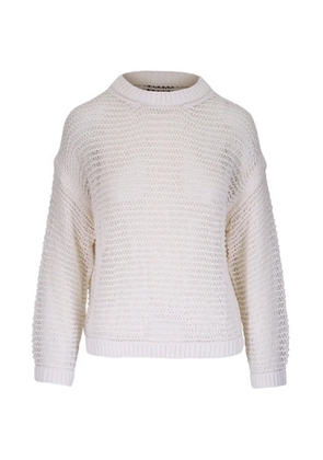 TWP round-neck long-sleeve sweater - Neutrals