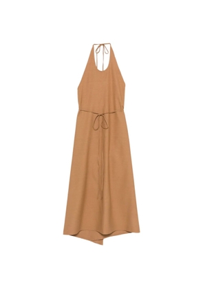 Baserange Apron midi dress - Brown