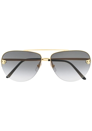 Cartier Eyewear pilot-frame sunglasses - Gold
