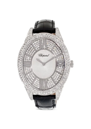 Chopard Pre-Owned 18K white gold diamond 46mm watch - Silver