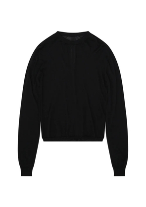 Rick Owens round neck sweater - Black