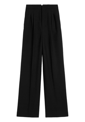AMI Paris wide-leg wool trousers - Black