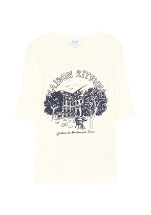 Maison Kitsuné GALERIE DE MONTPENSIER T-SHIRT - Yellow