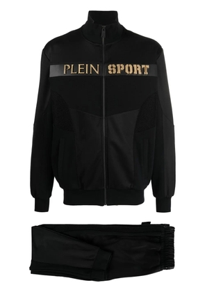 Plein Sport logo plaque tracksuit set - Black