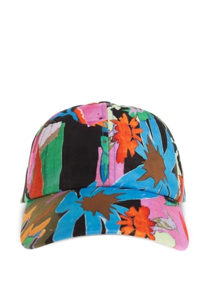 Paul Smith floral print cap - Blue