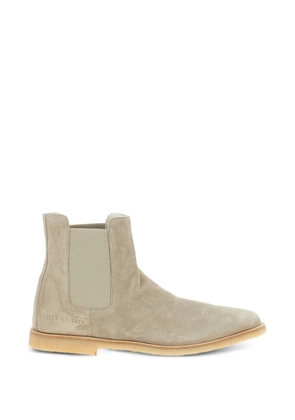 Common Projects elasticated-panels leather boots - Neutrals