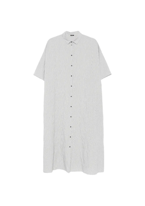 Apuntob button-up midi dress - Blue