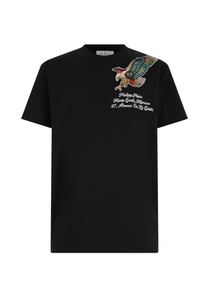 Philipp Plein embroidered-patch T-shirt - Black