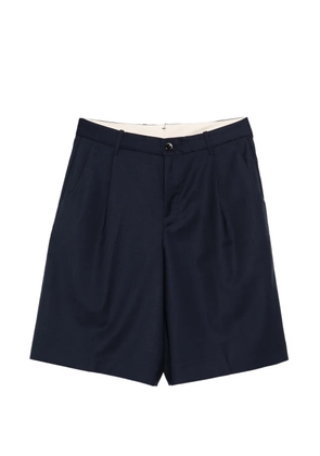 Nine In The Morning Odell pleated shorts - Blue