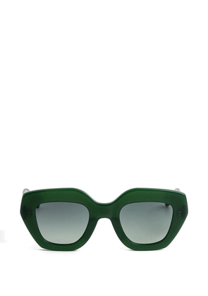 Kaleos Halsey geometric-frame sunglasses - Green