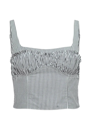 Fleur Du Mal striped top - Black