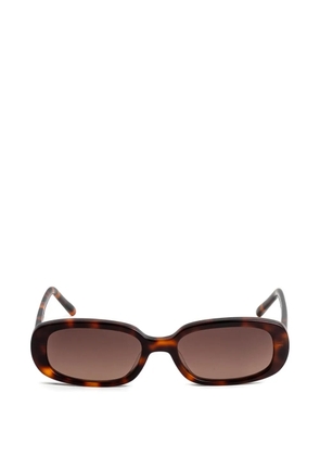 Kaleos Stirling rectangle-frame sunglasses - Brown