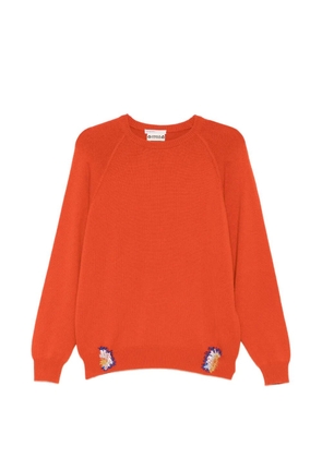 A.N.G.E.L.O. Vintage Upcycling embroidery sweater - Orange