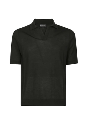 Ballantyne cotton polo shirt - Black