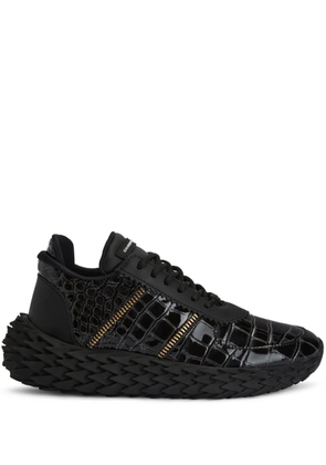 Giuseppe Zanotti Urchin crocodile-effect sneakers - Black