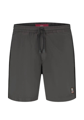 Parajumpers logo patch swim shorts - Grey