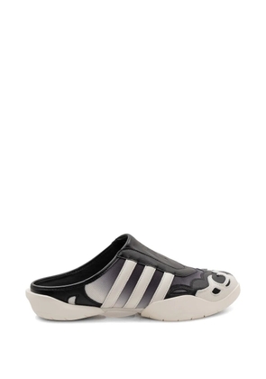 Y-3 side-stripe mules - Black