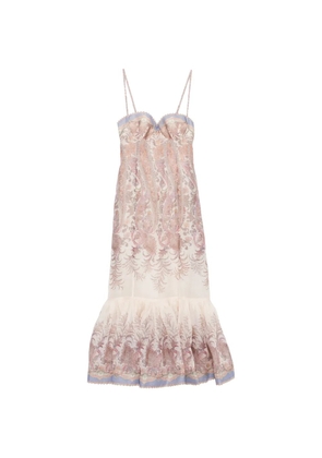 ZIMMERMANN paisley midi dress - Neutrals