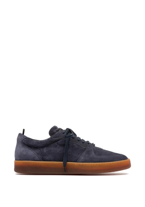 Officine Creative Asset 001 navy suede sneakers - Blue