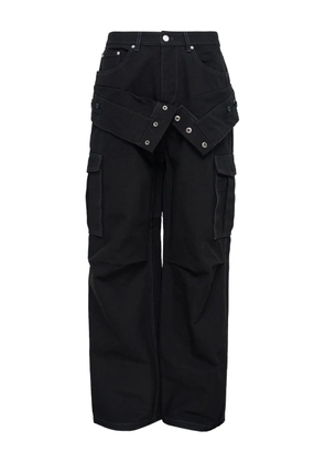 Andersson Bell double-waist cargo jeans - Black