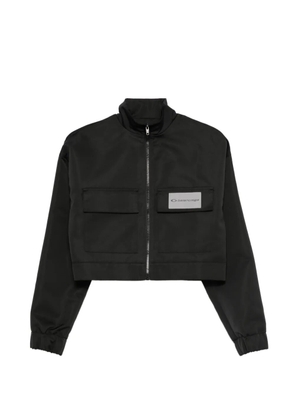 Balenciaga zip-up cropped jacket - Black