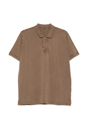 original vintage style Chile button polo shirt - Brown