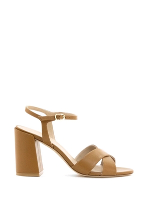 Stuart Weitzman criss-cross alyssablocksmo sandals - Neutrals
