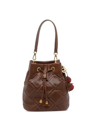 La Carrie Labyrinth bucket bag - Brown