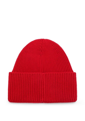 Destin ribbed-knit beanie - Red