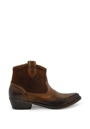 Pawelk's Texano leather boots - Brown