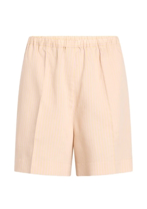 Patou striped-pattern shorts - Neutrals