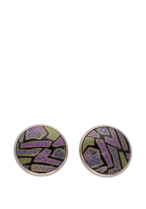 Enrico Coveri Vintage 1980s clip-on earrings - Gold