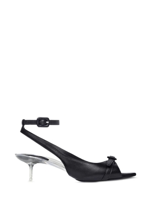 Courrèges buckle-detail sandals - Black