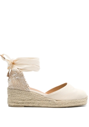 Castañer Carina wedge espadrilles - Neutrals