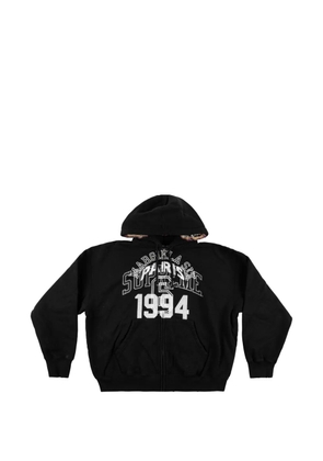Supreme x Maison Margiela zip-up 'Black' hoodie
