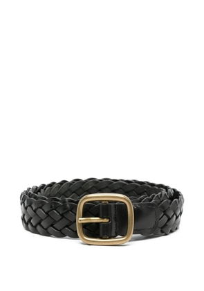 Anderson's braided leather belt - Black