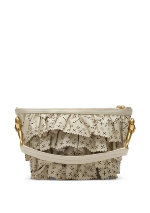 Burberry mini ruffle bag - Neutrals