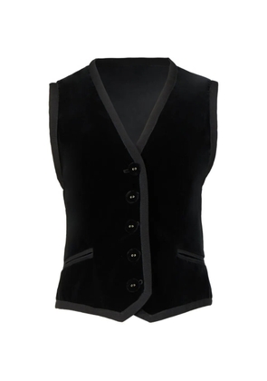 Costarellos Jetta velvet waistcoat - Black