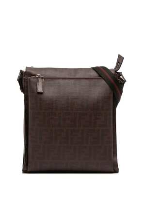 Fendi Pre-Owned 2010-2025 Zucca Coated Canvas crossbody bag - Brown