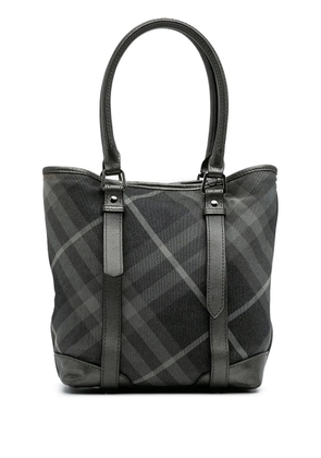Burberry Pre-Owned 2000-2017 Shimmer Check Canvas tote bag - Grey