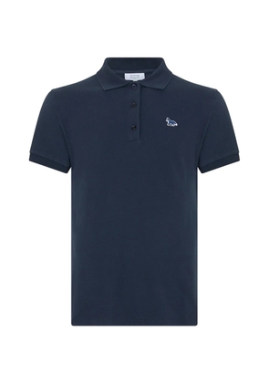 Maison Kitsuné fox-motif polo shirt - Blue