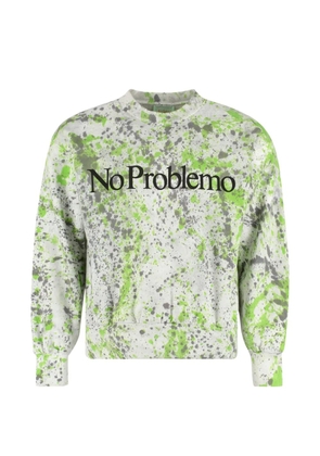 Aries slogan sweatshirt - White