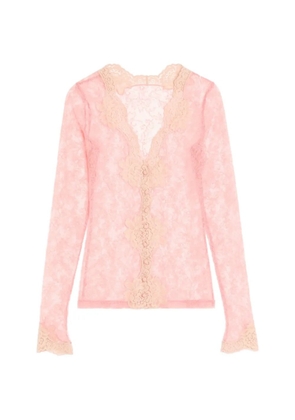 Valentino Garavani stretch lace cardigan - Pink